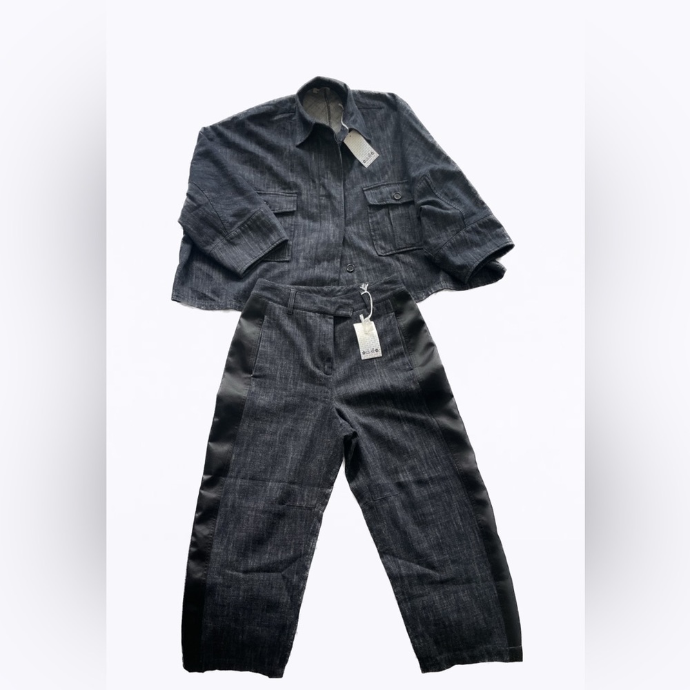 Denim Milan Couture, Blouse Size TG. 38, Pants Size TG. 44,Giacca Donna a.b.